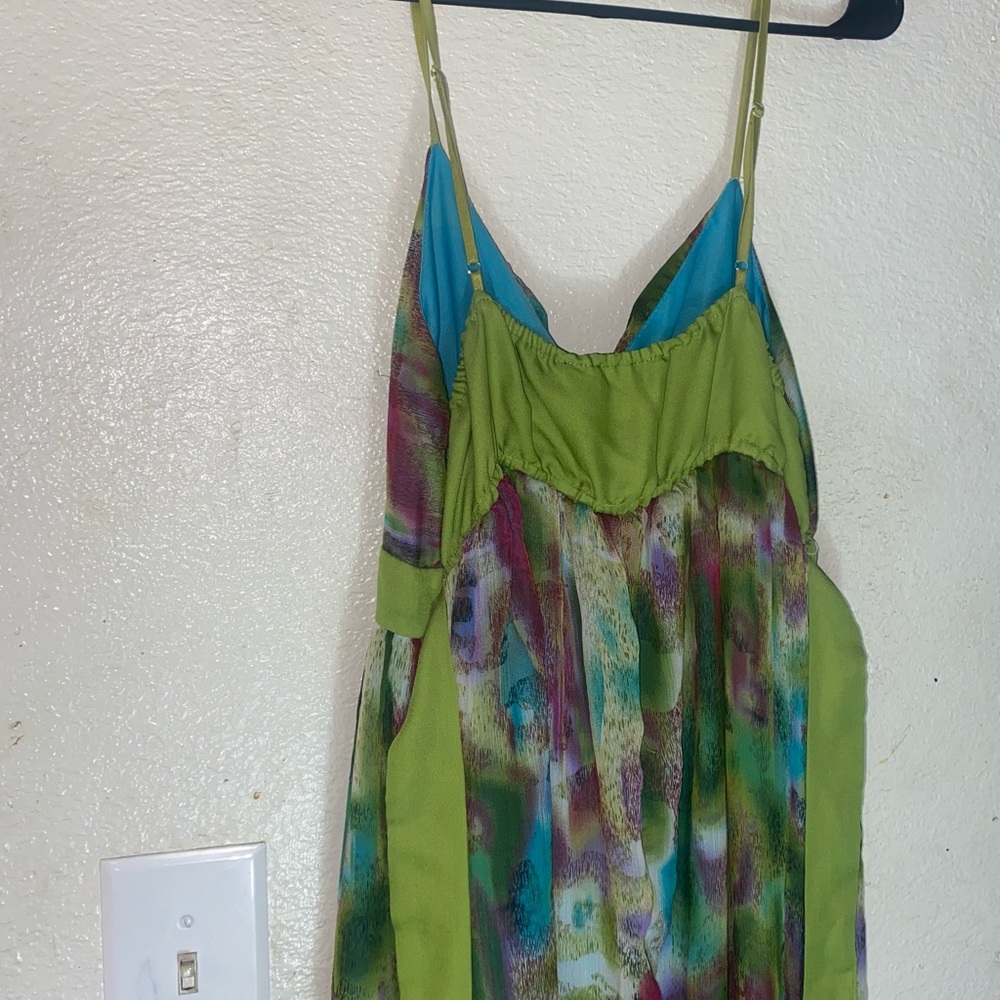 Spaghetti strap maxi dress, small